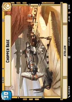 Chopper Base // TIE Fighter Card Front