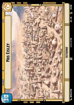 Mos Eisley // TIE Fighter Card Front