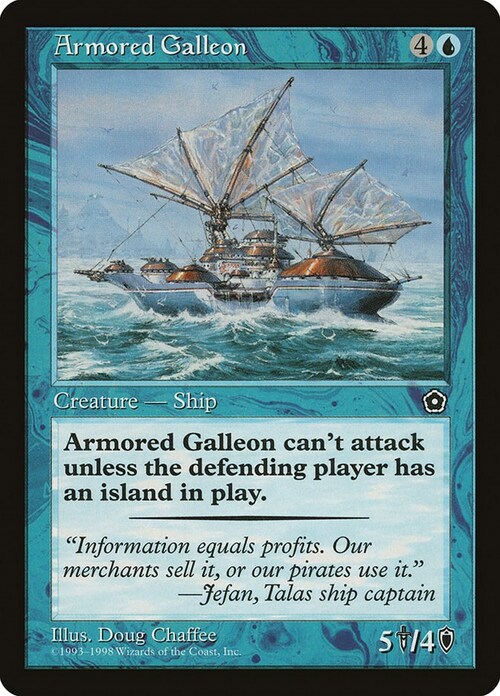 Armored Galleon Card Front