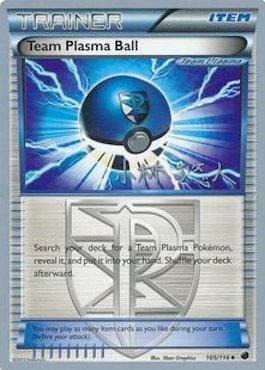 Team Plasma Ball Card Front