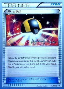 Ultra Ball Card Front