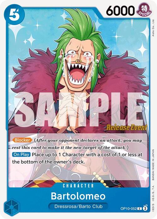 Bartolomeo Card Front