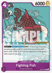 Fighting Fish · Pre-Release Stamp OP10-069