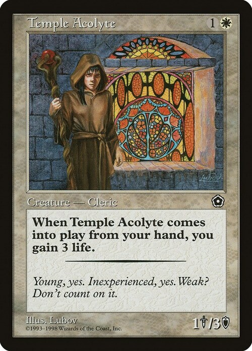 Accolito del Tempio Card Front