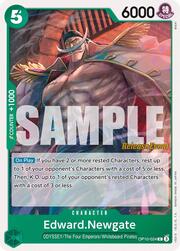 Edward.Newgate · Pre-Release Stamp OP10-024