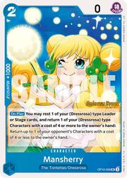 Mansherry · Pre-Release Stamp OP10-056