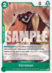 Kin'emon · Pre-Release Stamp OP10-027
