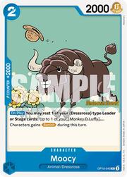 Moocy · Pre-Release Stamp OP10-043