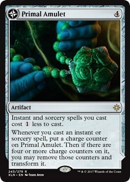 Primal Amulet // Primal Wellspring Card Front