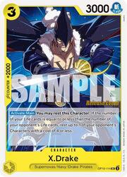X.Drake · Pre-Release Stamp OP10-114