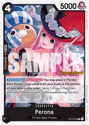 Perona · Pre-Release Stamp OP10-092