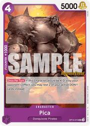 Pica · Pre-Release Stamp OP10-074