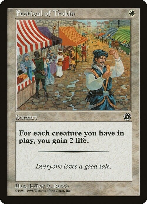 Festival of Trokin Card Front