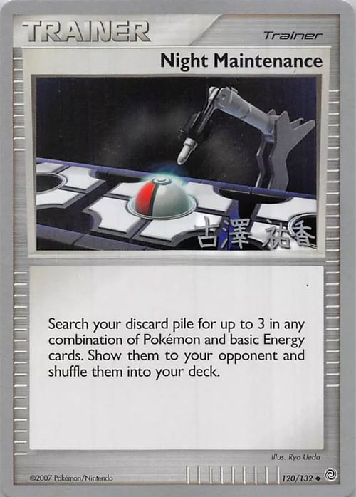 Manutenzione Notturna Card Front