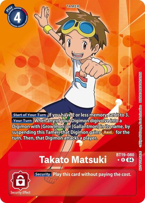 Takato Matsuki Frente
