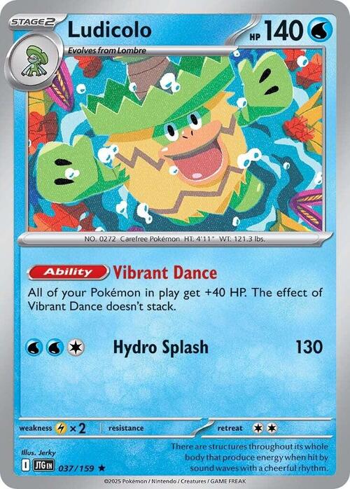 Ludicolo Card Front