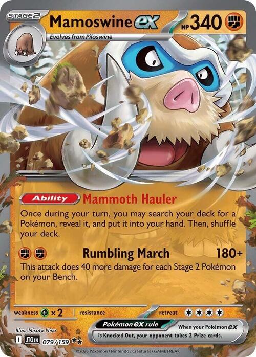 Mamoswine ex Card Front