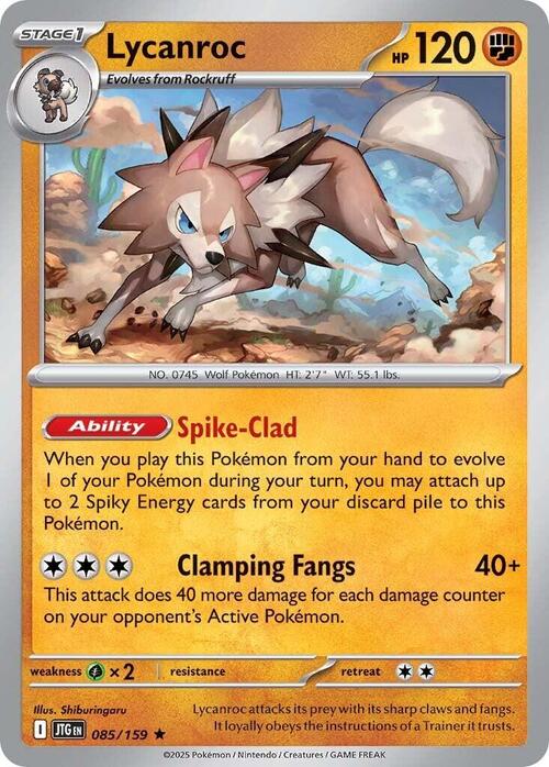 Lycanroc Card Front