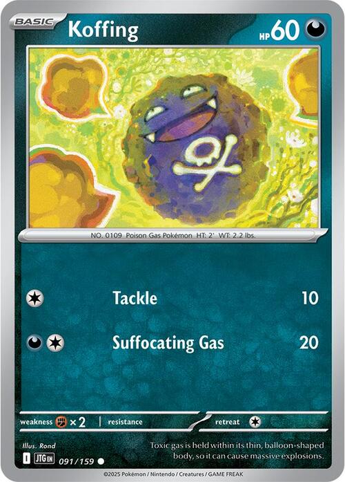 Koffing Card Front