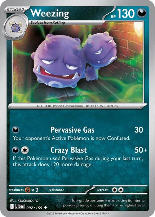 Weezing Card Front