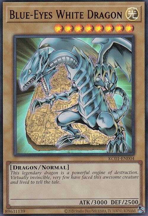 Blue-Eyes White Dragon Card Front