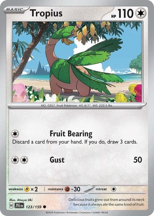 Tropius Card Front