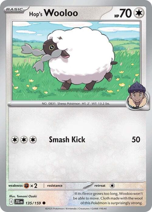 Hop's Wooloo Card Front