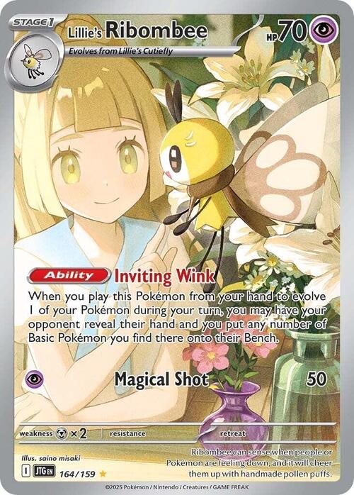 Lillie's Ribombee Card Front