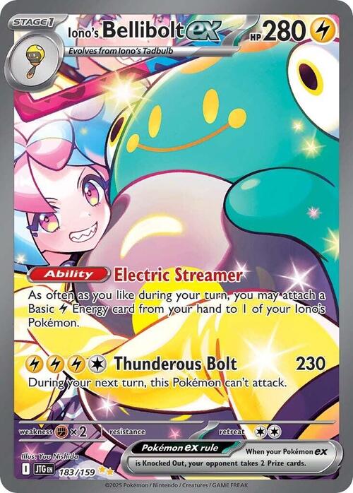 Iono's Bellibolt ex Card Front