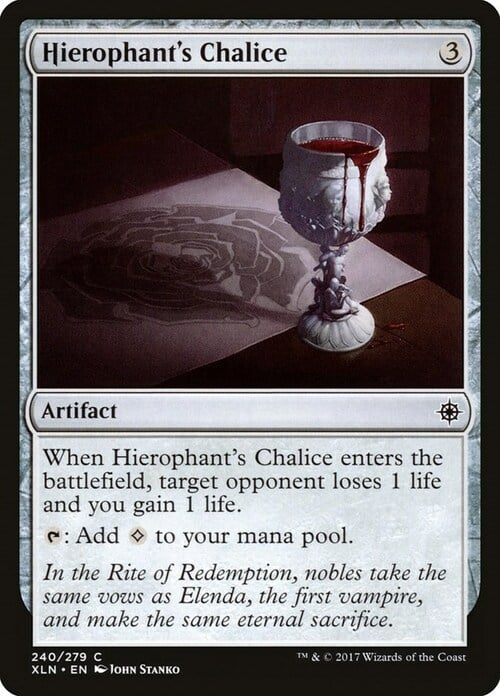 Hierophant's Chalice Card Front