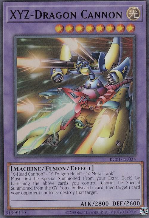 XYZ-Dragon Cannon Card Front