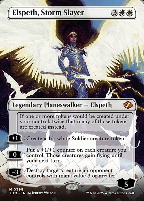 Elspeth, Storm Slayer Card Front