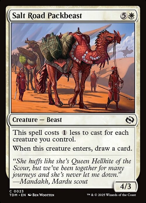 Salt Road Packbeast Card Front