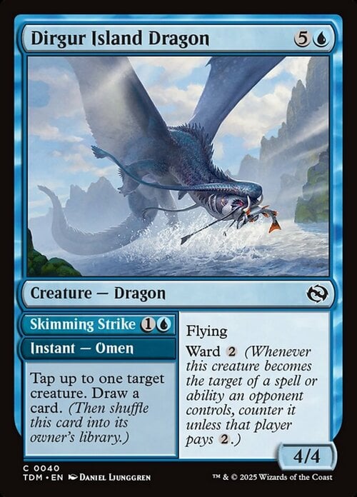 Dirgur Island Dragon // Skimming Strike Card Front