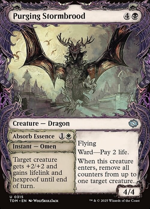 Purging Stormbrood // Absorb Essence Card Front