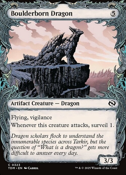 Boulderborn Dragon Card Front