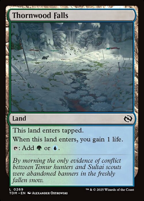 Thornwood Falls Card Front