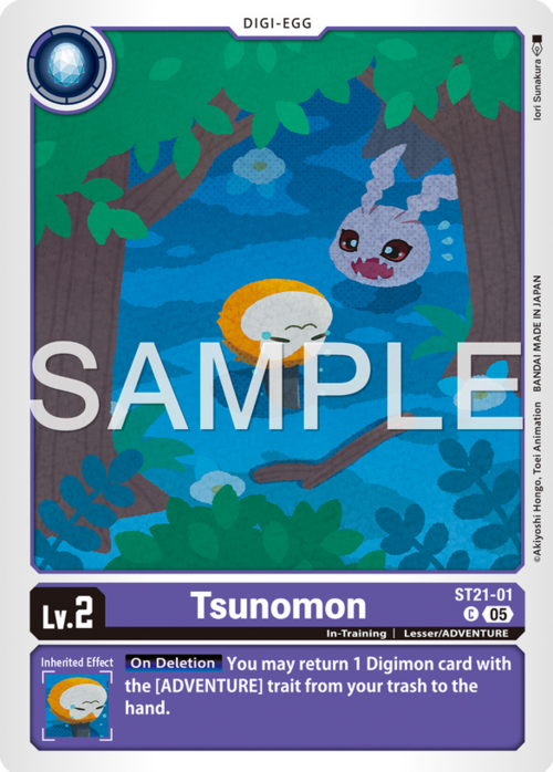 Tsunomon Card Front