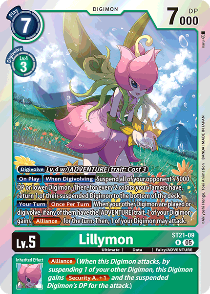 Lillymon Card Front