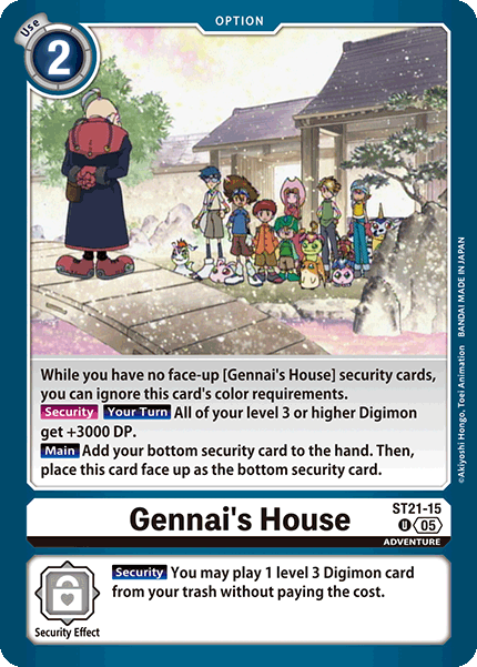 Gennai's House Card Front