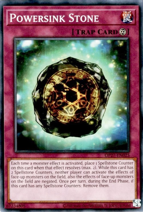 Powersink Stone Card Front