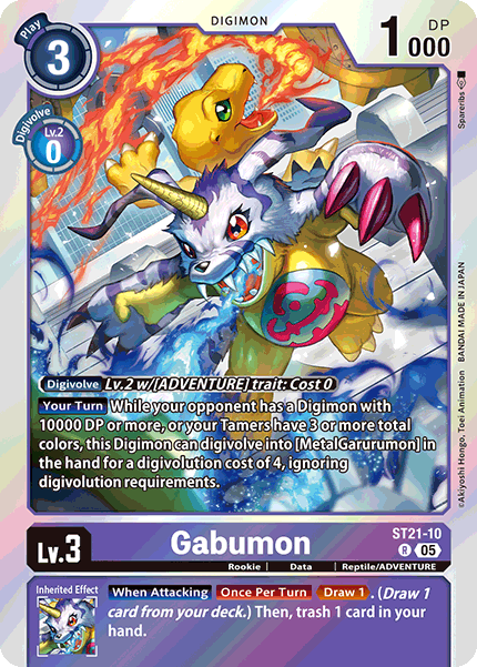 Gabumon Card Front
