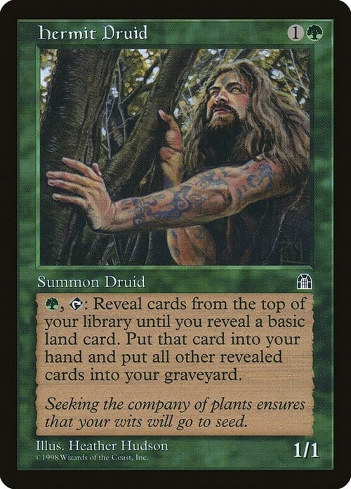 Hermit Druid Card Front