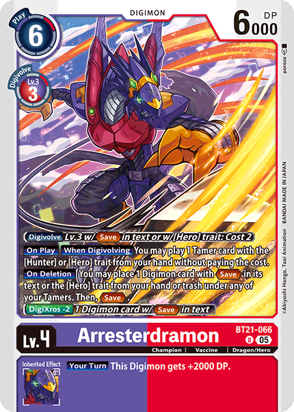 Arresterdramon Card Front
