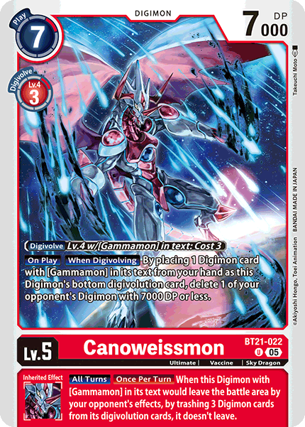 Canoweissmon Card Front