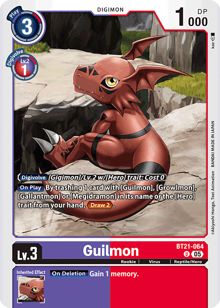 Guilmon Card Front