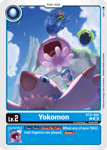 Yokomon Card Front