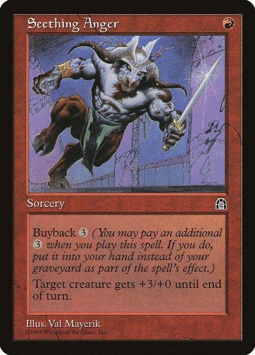 Seething Anger Card Front