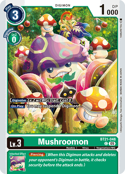 Mushroomon Card Front