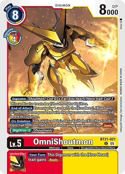 OmniShoutmon Card Front